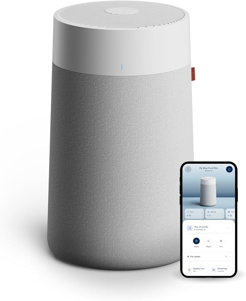 BLUEAIR Blue Pure 311i Max Smart Air Purifier for Medium Rooms up to 2,107 Sq Ft HEPASilent Air C... | Amazon (US)
