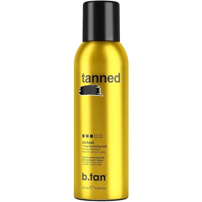 b.tan Self Tanner Bronzing Mist | Fast, 1 Hour Express Sunless Tanning Spray, No Fake Tan Smell, ... | Amazon (US)