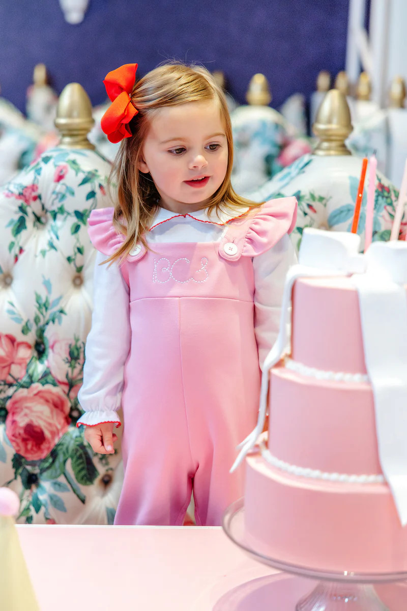 Violet's Vintage Overalls - Hamptons Hot Pink | The Beaufort Bonnet Company