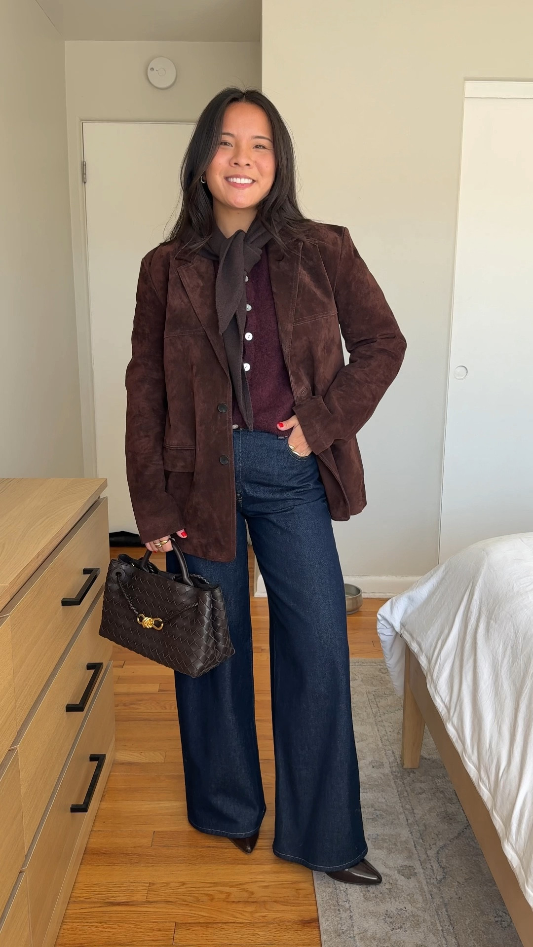 Blazer and jeans are old Zara
Cardigan is old American vintage