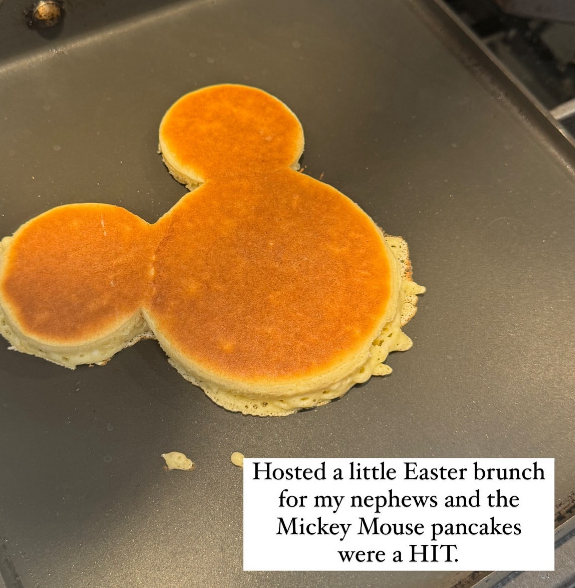 Hosted a little Easter brunch for my nephews and the Mickey Mouse pancakes were a HIT. 👏🏽

I used these molds. Obviously you can  you can do it without but I've always got 15 other things cooking in the kitchen - so so this makes life easier !

#LTKFindsUnder50 #LTKHome #LTKKids