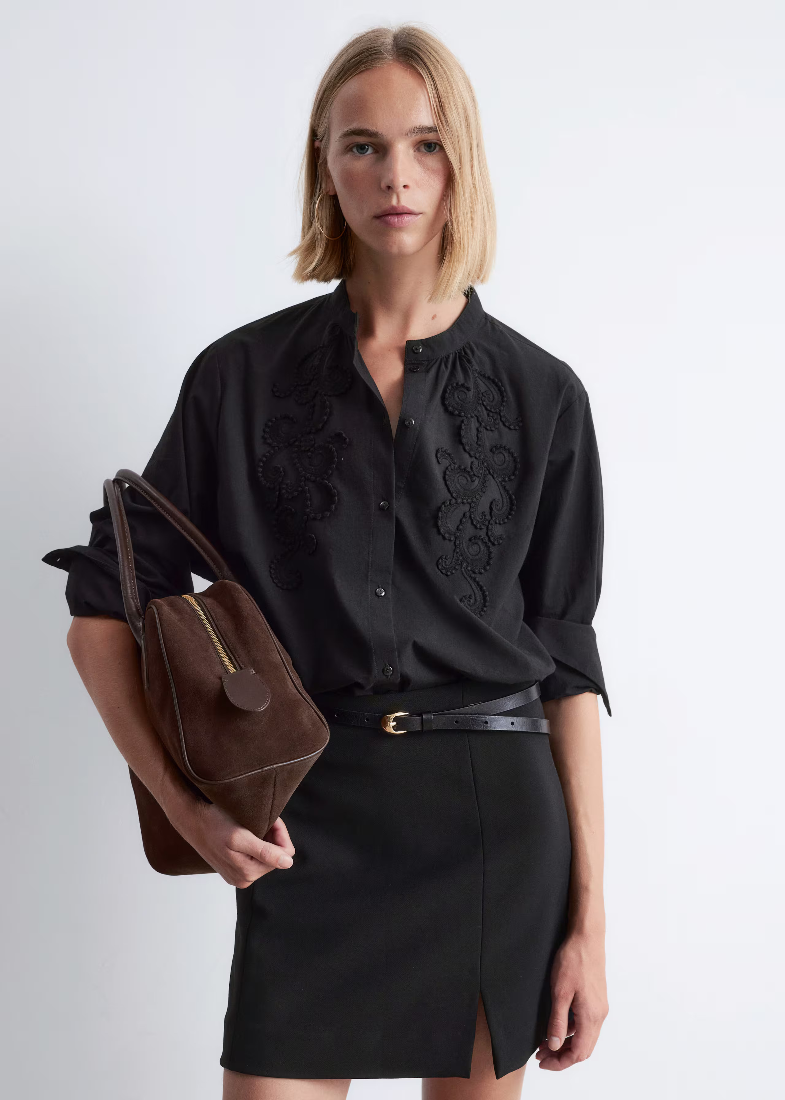 Cotton Embroidered Blouse | & Other Stories - US
