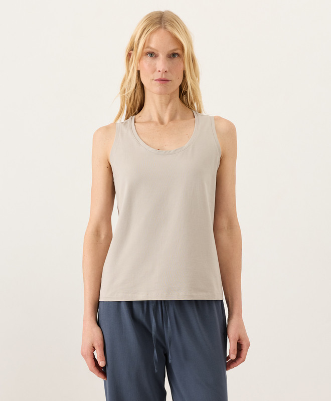 Women’s Luxe Essential Scoop Neck Tank made with Organic Cotton | Pact | Pact Apparel