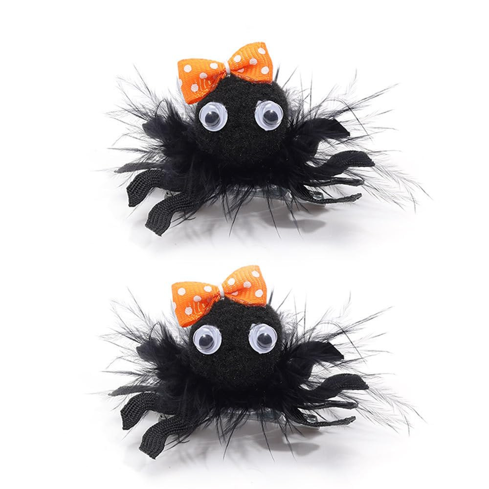 Halloween Spider Hair Clips, Girls Cute Cheer Barrettes Alligator Hairpins, Kids Costume Party Fa... | Amazon (US)