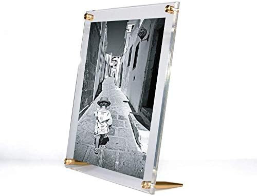 Wexel Art 10x12-Inch Diamond Polished Beveled Edge Framing Grade Acrylic Tabletop Floating Frame ... | Amazon (US)