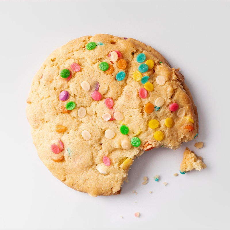 Warm Birthday Confetti Cookies | Tiff's Treats Cookie Delivery