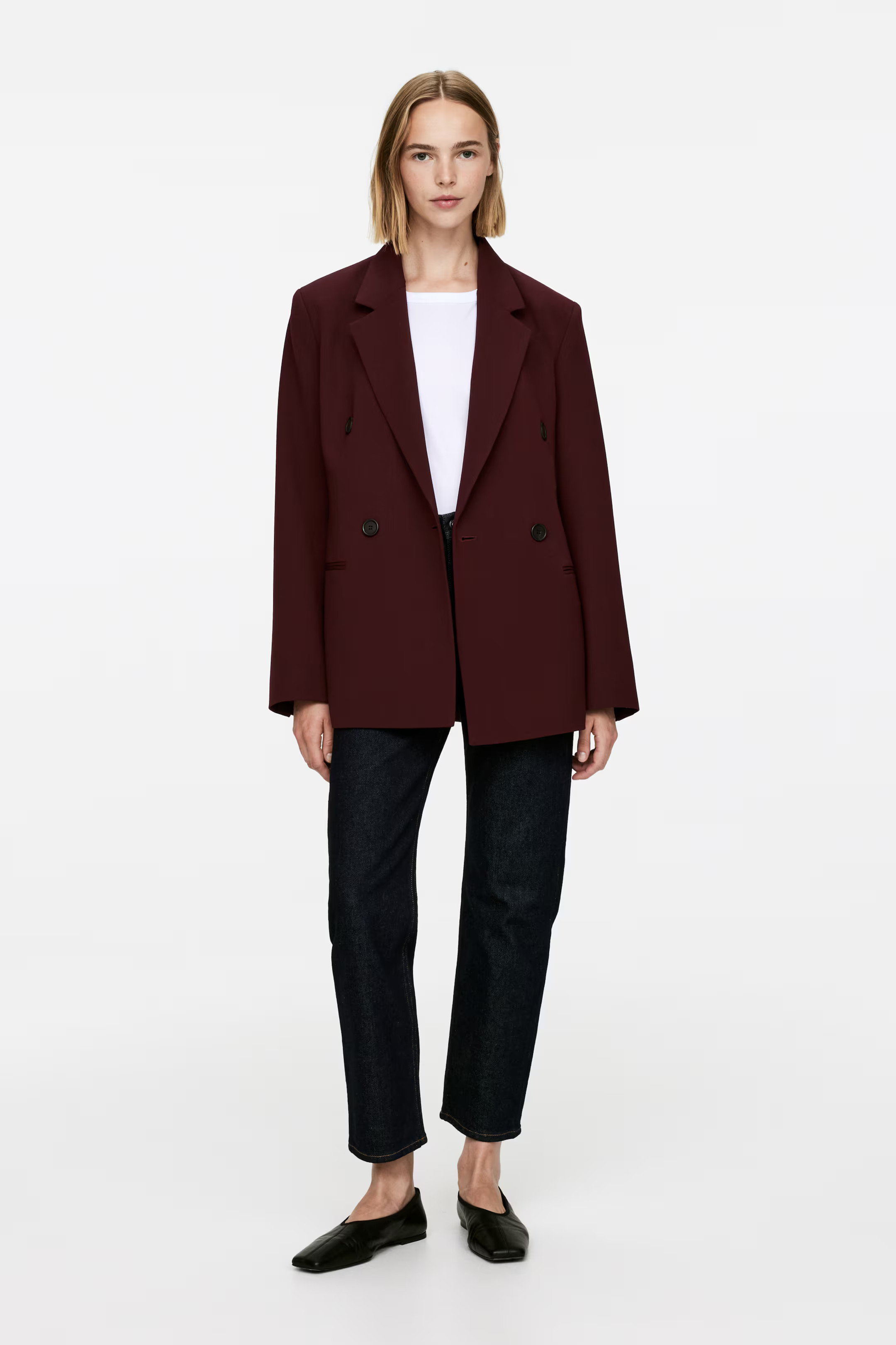 Double-Breasted Blazer | H&M (UK, MY, IN, SG, PH, TW, HK)