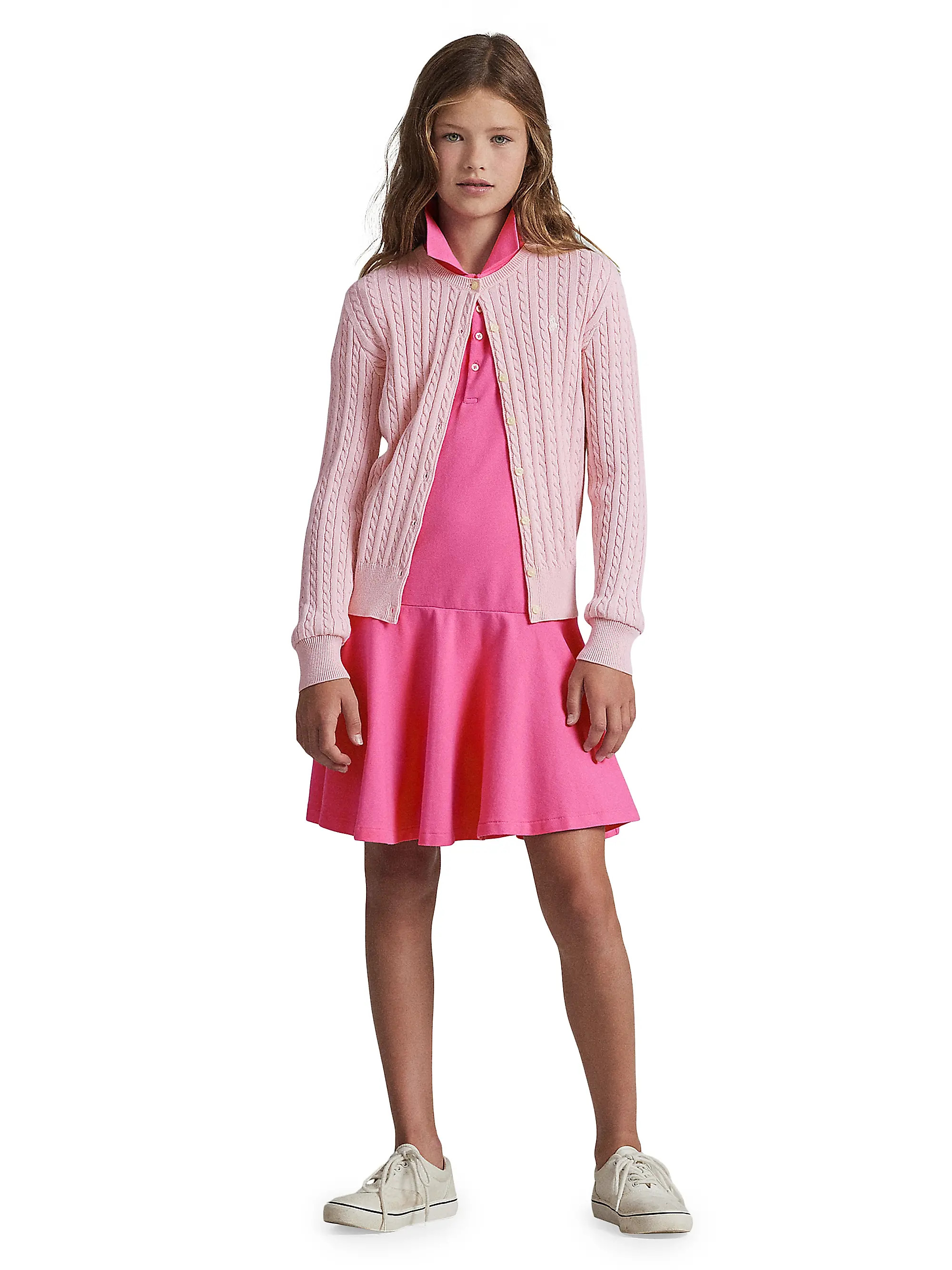 Polo Ralph Lauren Girl's Cable-Knit Cotton Cardigan | Saks Fifth Avenue | Saks Fifth Avenue