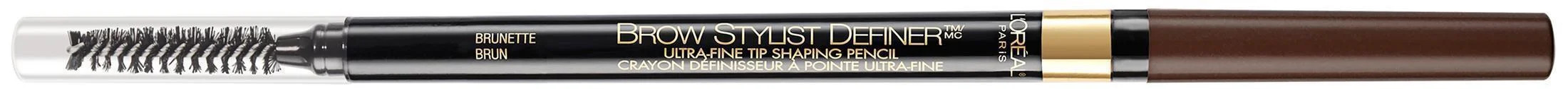 L'Oreal Paris Brow Stylist Definer Waterproof Eyebrow Pencil, Brunette, Defining, 0.003 oz | Walmart (US)