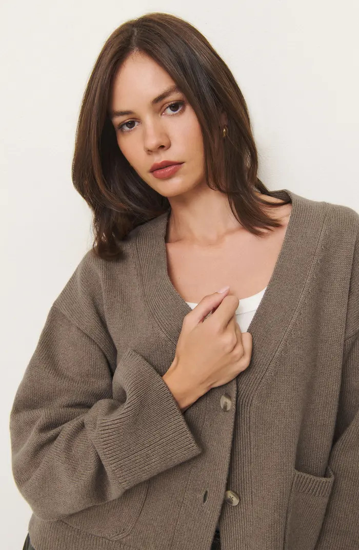 Hayes Organic Cotton & Recycled Cashmere Cardigan | Nordstrom