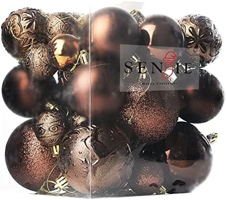 Christmas Ornaments for Xmas Trees,Multicolor Shatterproof Christmas Ball Ornaments of 32 pcs (Br... | Amazon (US)