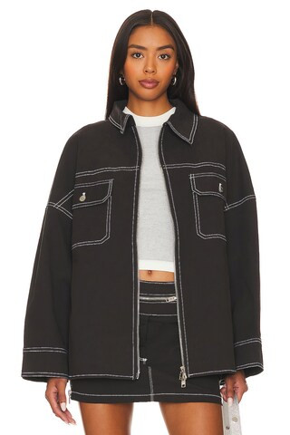 Vaeda Jacket in Licorice | Revolve Clothing (Global)