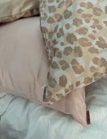 Satin pillowcase from kitsch 
We love them so much we have 4 🤦🏼‍♀️ 
Good hair all week long. Plus they stay cool through the night for comfortable night sleep. 
Comes in standard and queen 

#LTKBeauty #LTKHome #LTKGiftGuide