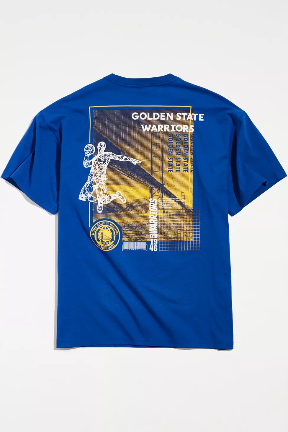 Golden State Warriors Big City Boxy Fit Tee | Urban Outfitters (US and RoW)