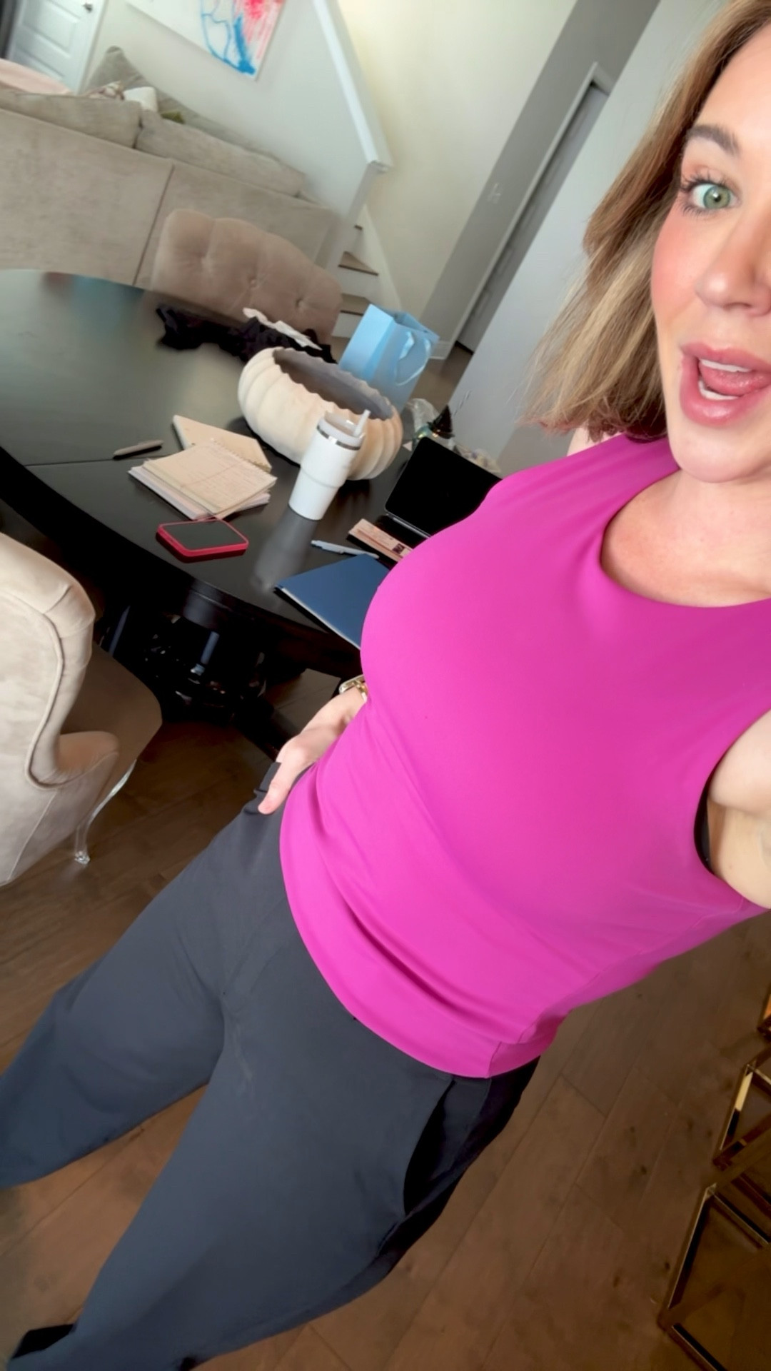 Wearing medium in 31” inseam. I’m 5’4” and the are a little longer so I can wear heels  

#LTKStyleTip #LTKWorkwear