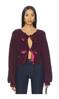 MORE TO COME Darlene Cardigan in Plum from Revolve.com | Revolve Clothing (Global)