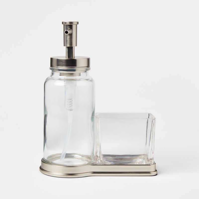 Soap Pump and Caddy Clear Glass - Threshold™ | Target