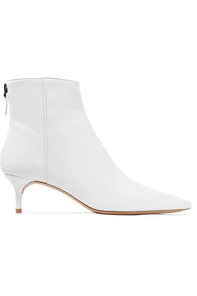Alexandre Birman - Kittie Leather Ankle Boots - White | NET-A-PORTER (US)