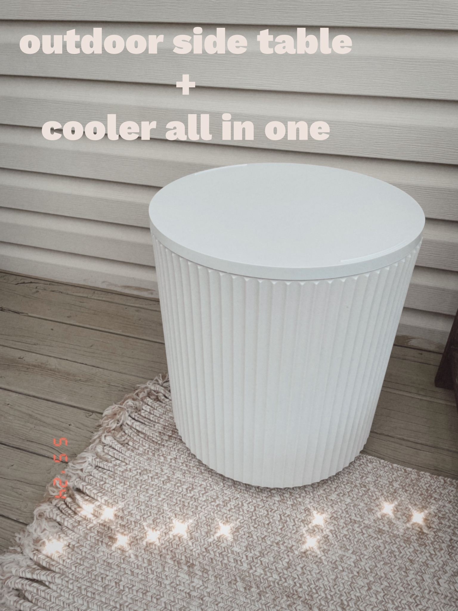 the perfect summer add on for your porch!! this trendy side table also doubles as a cooler!! dump some ice & drinks & never have to get up for a refill

#LTKSaleAlert #LTKHome #LTKGiftGuide