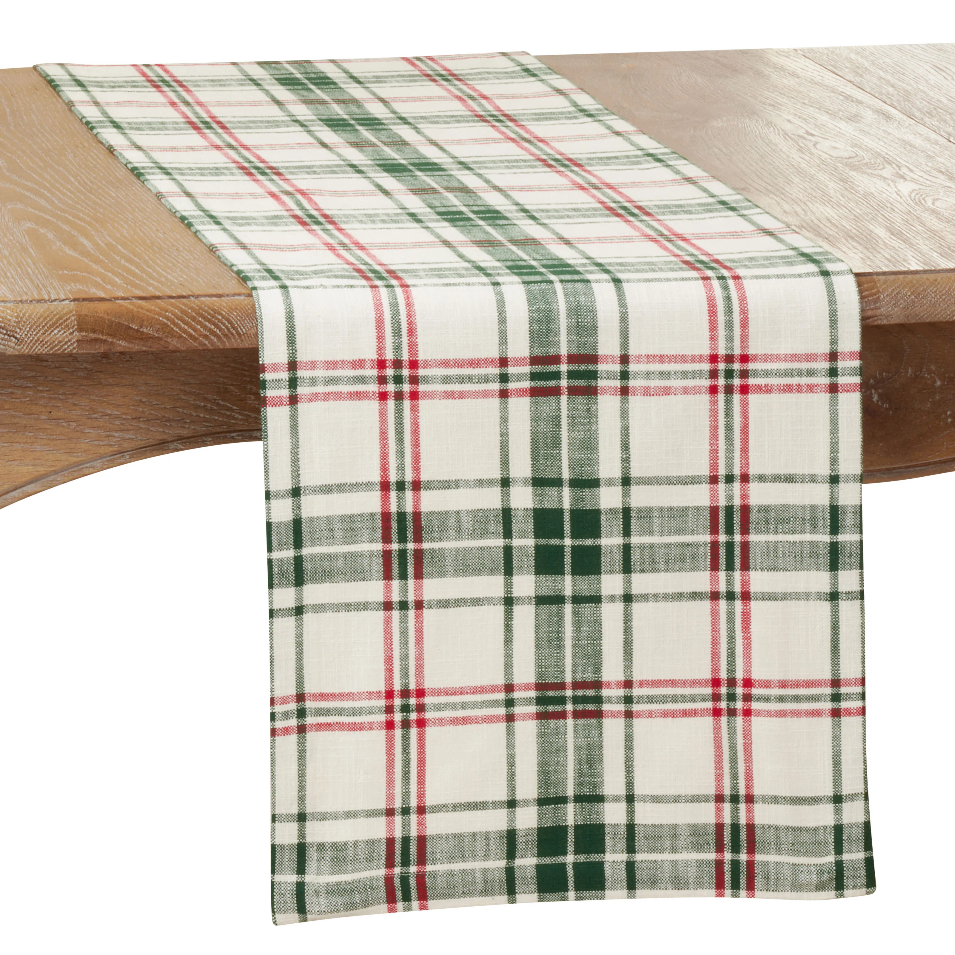 Nephele Plaid Table Runnner | Birch Lane