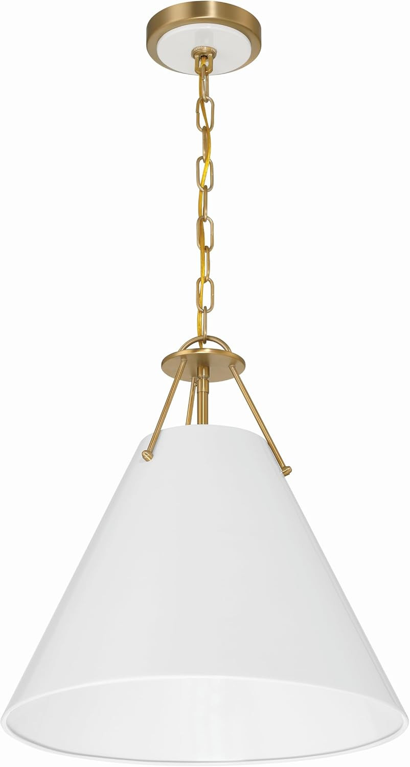 Crystorama Xavier 3 Light Vibrant Gold Pendant | Amazon (US)