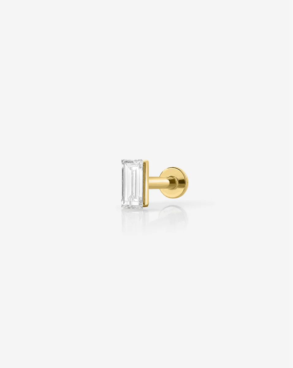 Baguette Lab Diamond Flatback | Ring Concierge