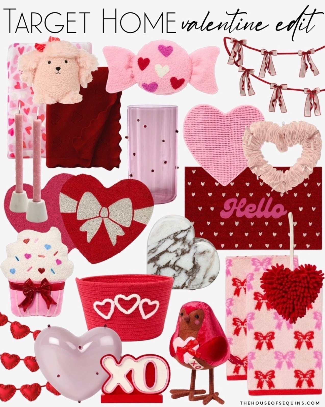 Shop Target Valentine gifts, kids Valentine basket, Galentine basket, Valentine decor