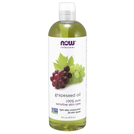 NOW Solutions Grapeseed Oil Skin Care for Sensitive Skin Light Silky Moisturizer for All Skin Types  | Walmart (US)