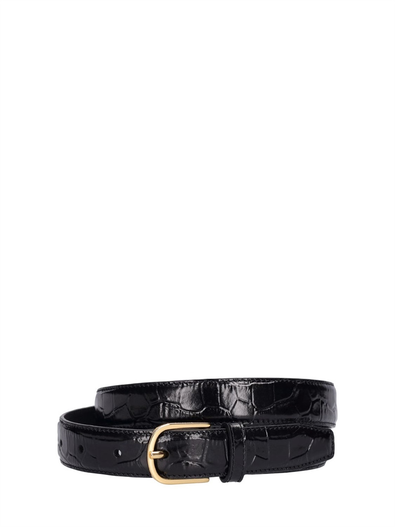2.5cm slim leather belt - Toteme - Women | Luisaviaroma | Luisaviaroma