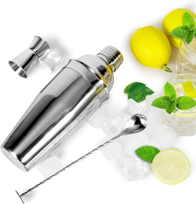 WPHUAW 24oz Cocktail Shaker Bar Set-Professional Margarita Mixer Drink Shaker and Measuring Jigge... | Amazon (US)
