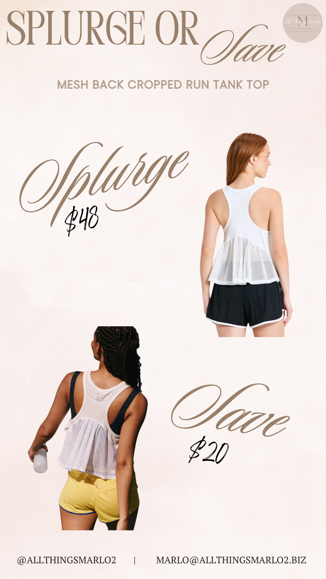 Mesh Back Cropped Run Tank Top 

 #LTKootd #LTKSeasonal #LTKActive