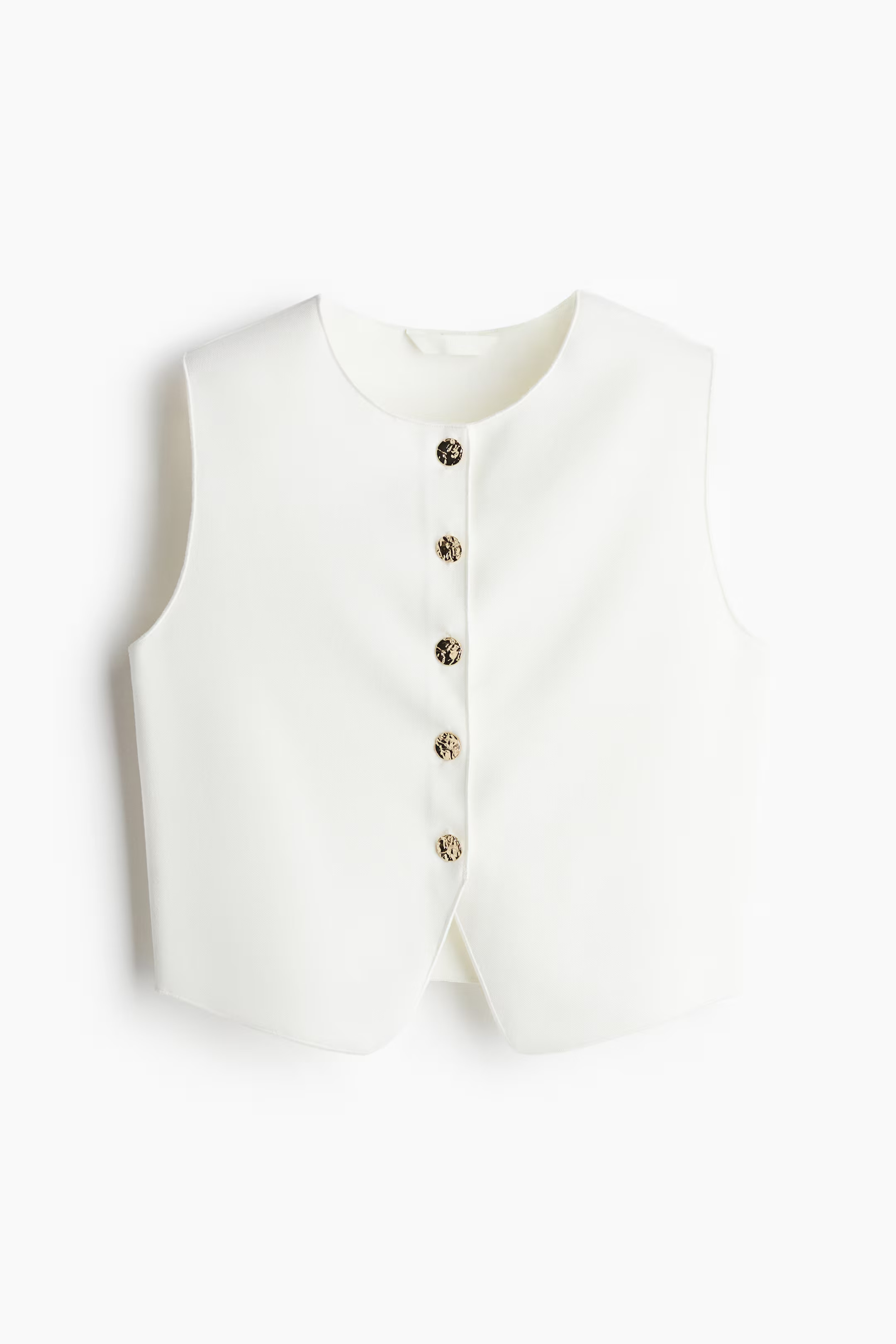 Jersey Vest - White - Ladies | H&M US | H&M (US + CA)