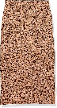 Amazon Essentials Women's Pull-On Knit Midi Skirt (Available in Plus Size) | Amazon (US)