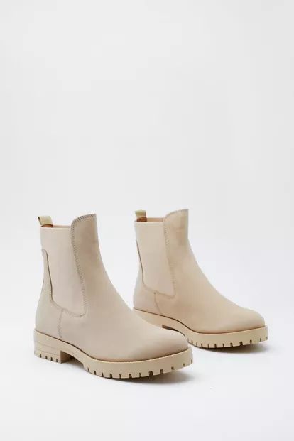 Nubuck Exposed Gusset Chelsea Boots | Nasty Gal (US)