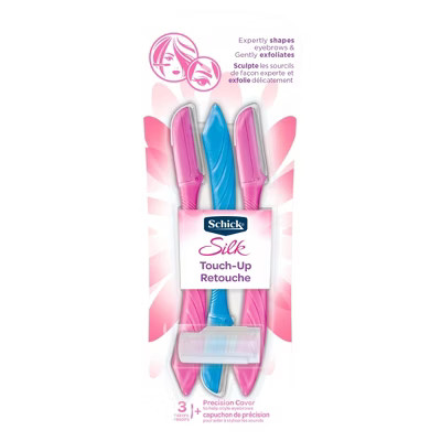 Schick Silk Touch-Up Women's Disposable Razors - 3ct + 1 Precision Cover | Target