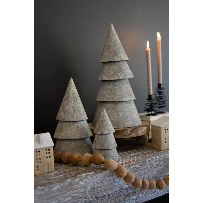 SET OF THREE METAL CHRISTMAS TREES | Wayfair North America
