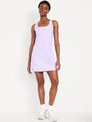 PowerSoft Square-Neck Athletic Dress | Old Navy (US)