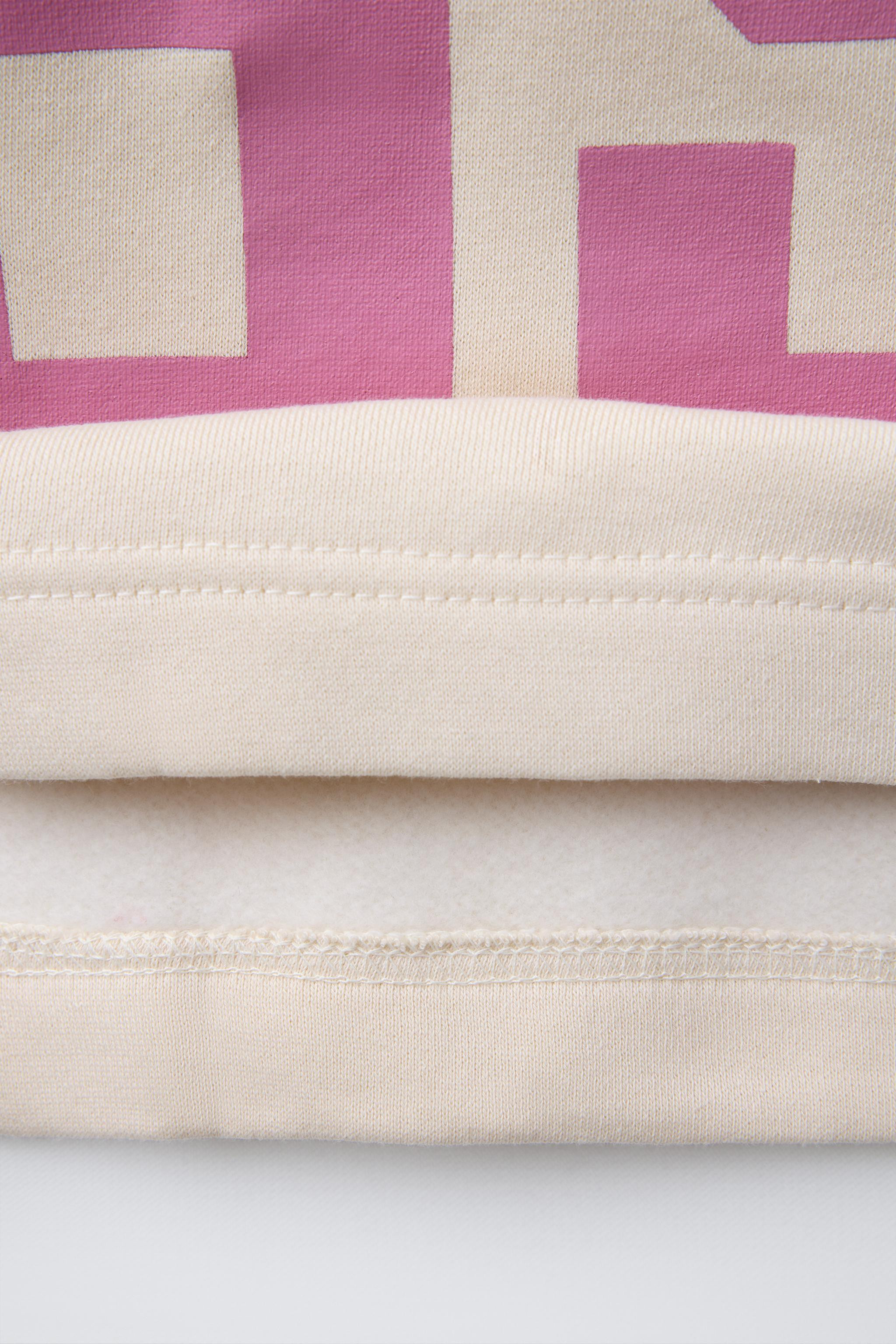 CROPPED SWEATSHIRT AND FLARE PANTS SET | Zara US