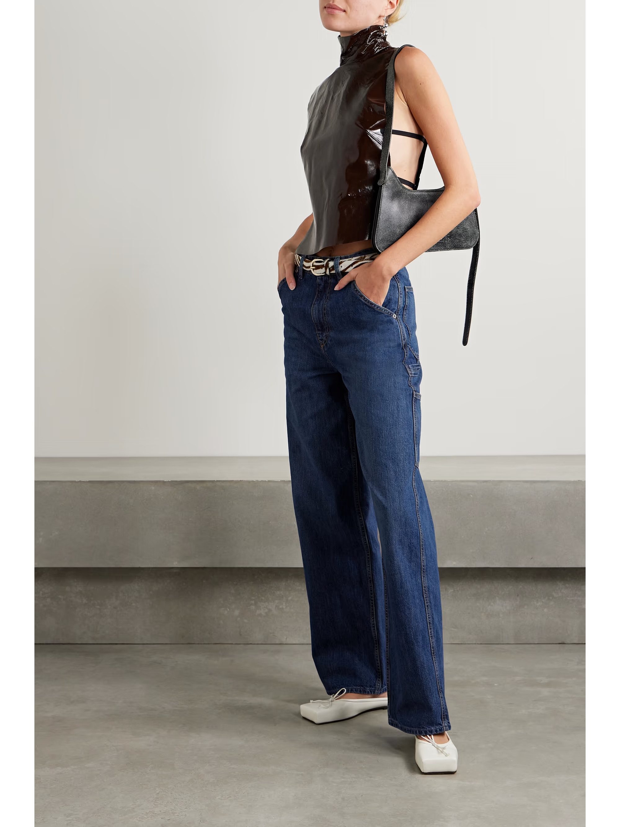 Trade high-rise wide-leg jeans | NET-A-PORTER (US)