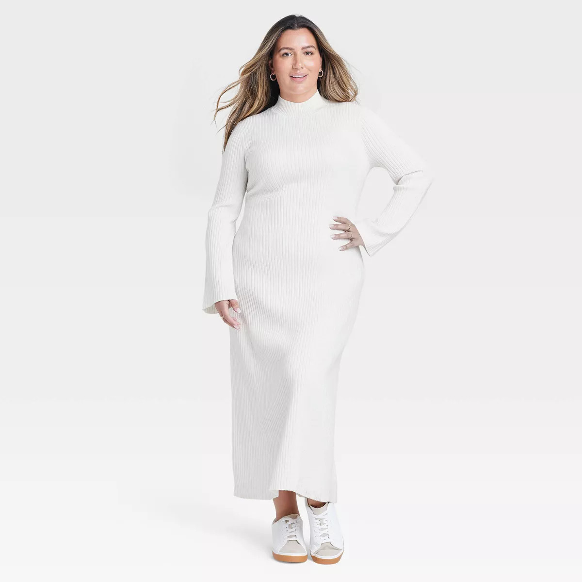 Women's Long Sleeve Maxi Sweater Dress - A New Day™ | Target