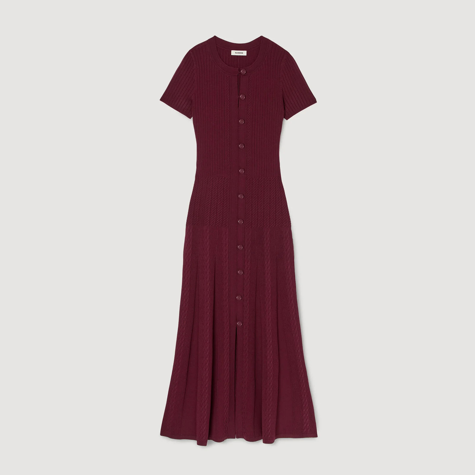 Knit maxi dress | Sandro US | Sandro-Paris US