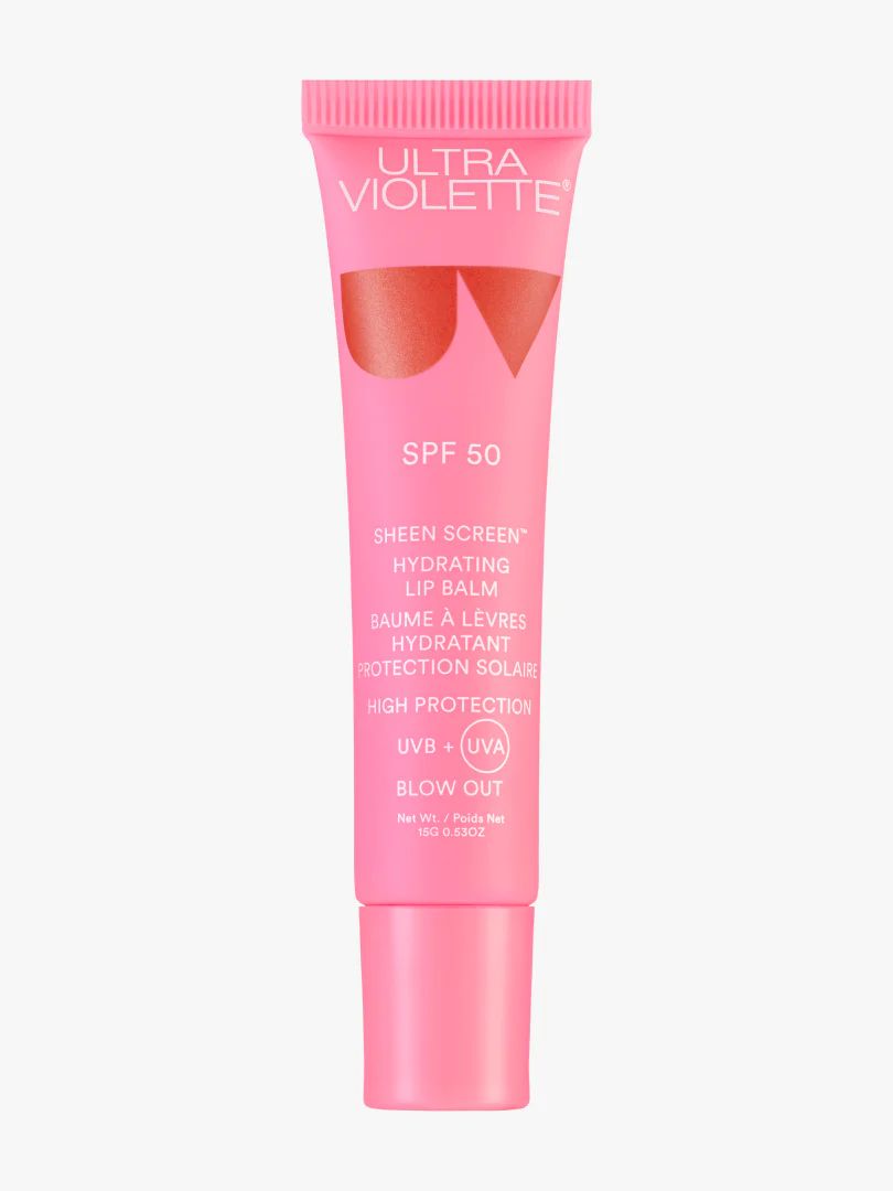 Blow Out Sheen Screen™ SPF 50 Hydrating Lip Balm | Ultra Violette