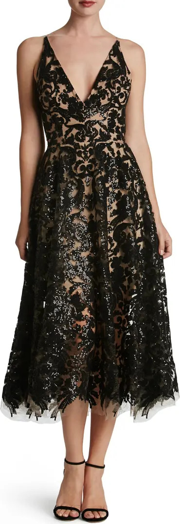 Blair Embellished Fit & Flare Dress | Nordstrom