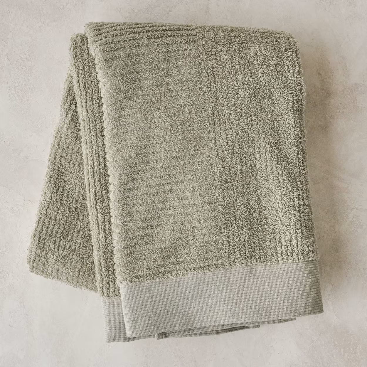 Eucalyptus Green Textured Towel | Magnolia