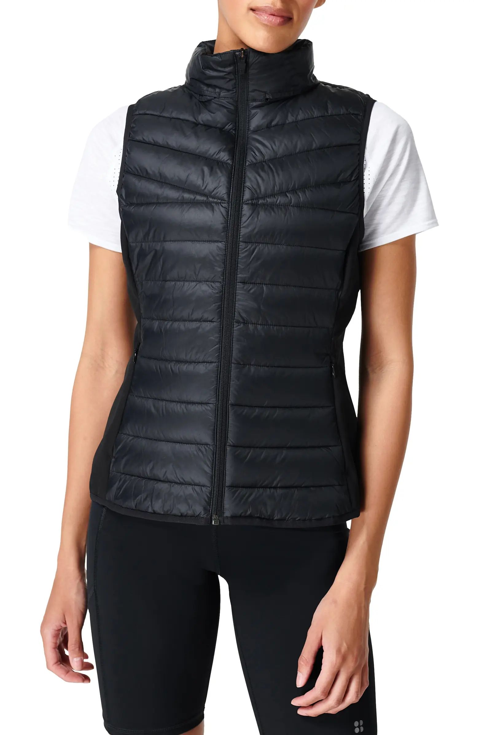 Sweaty Betty Accelerate Water Resistant Running Gilet Vest | Nordstrom | Nordstrom