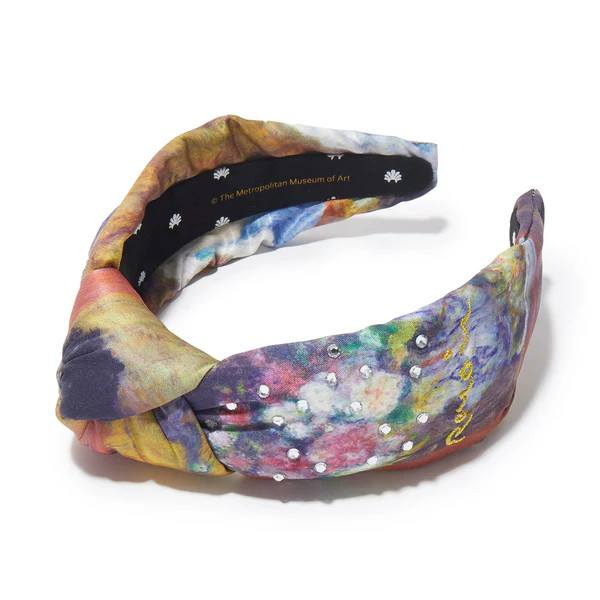 MADAME CHARPENTIER THE MET X LELE RENOIR PRINTED KNOTTED HEADBAND | LELE SADOUGHI