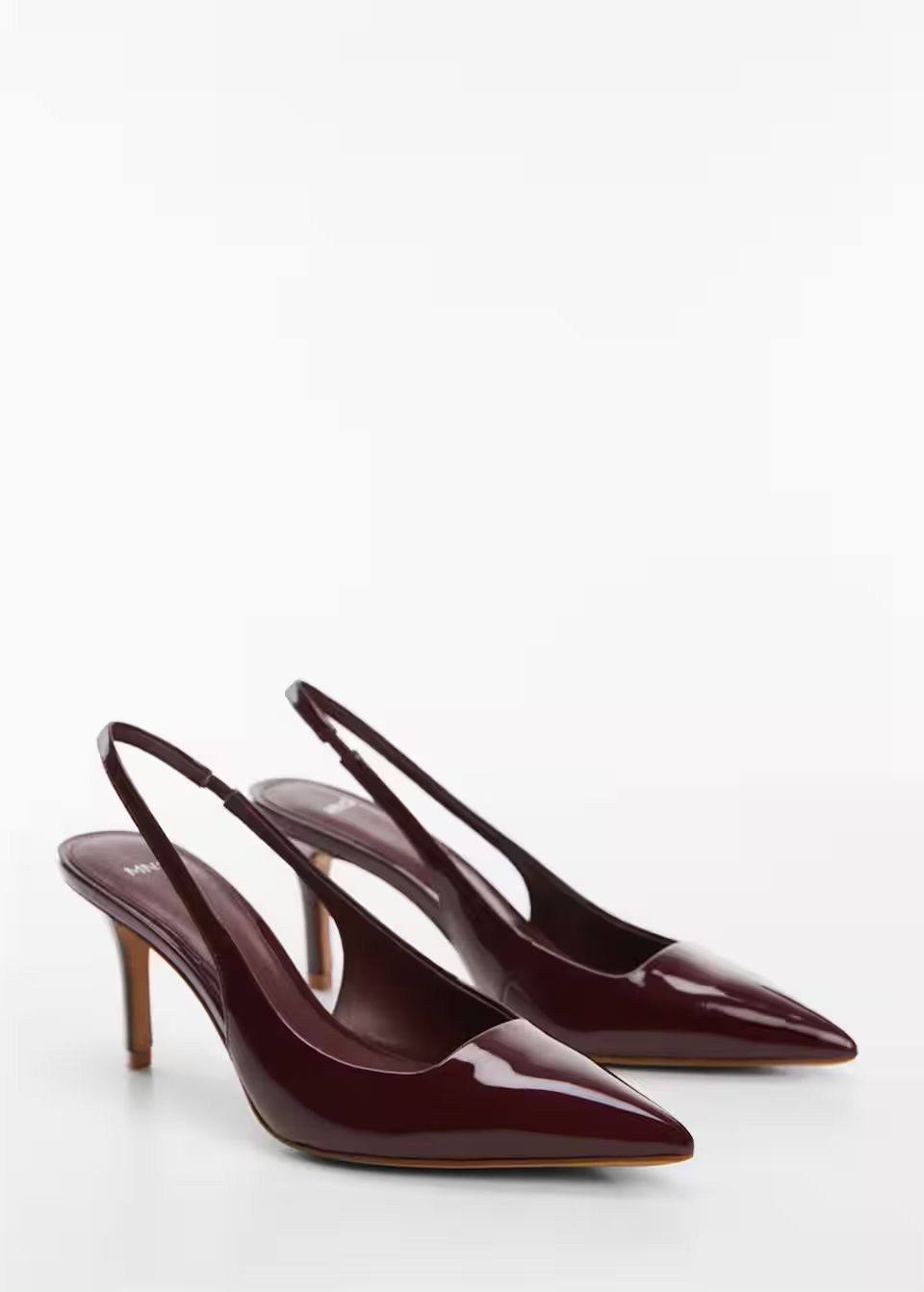 Pointed toe shoe with heel | MANGO (UK)