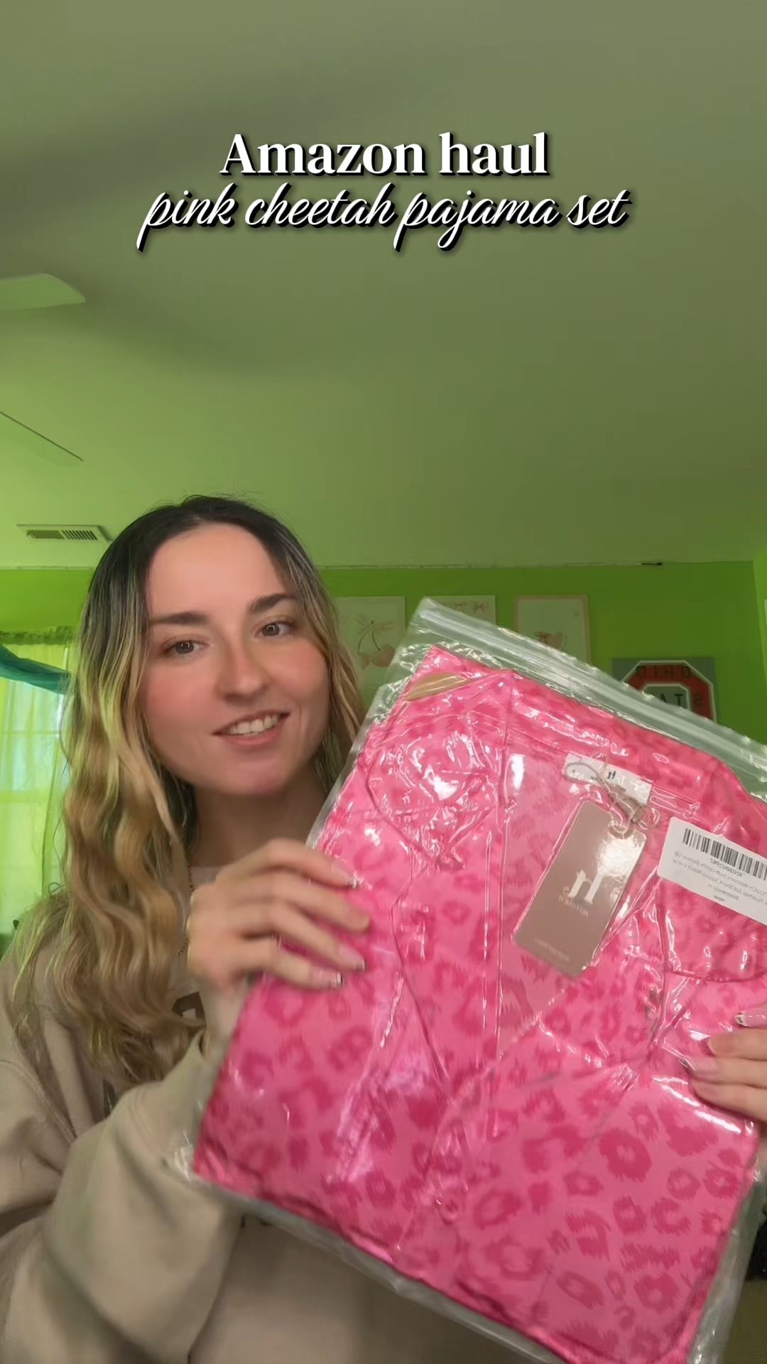 Amazon haul pink cheetah pajama set 

#LTKmorningroutine #LTKootd #LTKgrwm