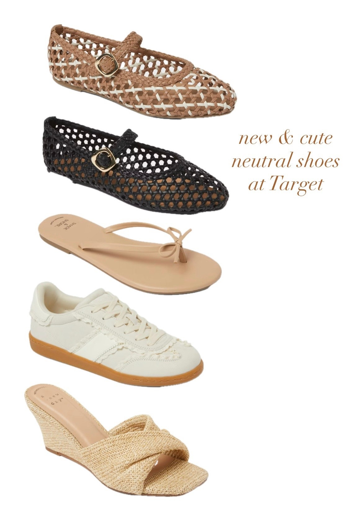 New & Cute Neutral Shoes at Target ✨
… the wedges and the ruffle sneaks are my favorites!



#LTKSeasonal