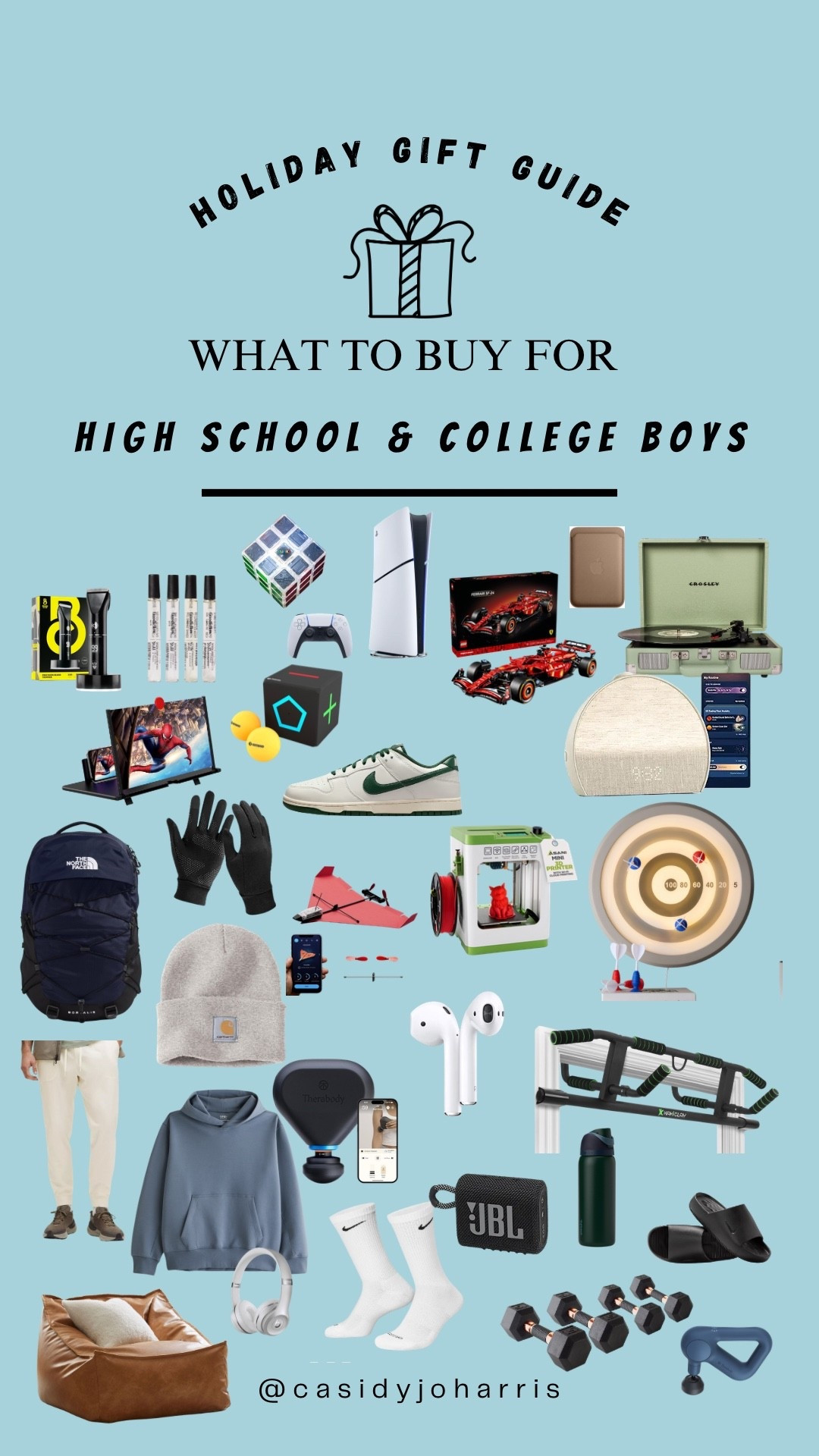 Gifts for the High School & College Boys that they will actually use! 🎁 Everything from must-have tech like the PS5, AirPods, and JBL speaker to closet staples like the Nike hoodie, North Face backpack, and cozy Carhartt beanie.
Practical, fun, and cool—shop all these crowd-pleasers directly through the link!

#giftguide #giftsforhim #collegegifts #teenboygifts #ps5 #nike #airpods #holidaygifts #ltkholiday #techgifts #musthaves

#LTKGiftGuide